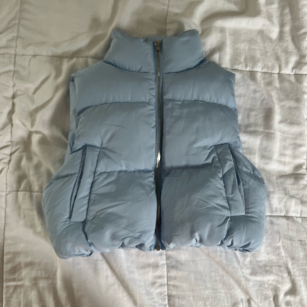 Lizard Thicket Light Blue Puffer Vest
